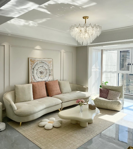 140㎡法式奶油風裝修案例-簡約優雅是對生活的態度